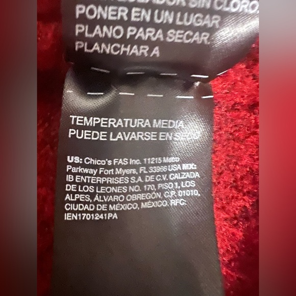 White House Black Market Burgundy Cardigan. Sz/S - Picture 11 of 11